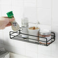 wall mounted multipurpose shelf with adhesive tapes by Metallics Home Metallics-Home