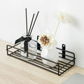 wall mounted multipurpose shelf with adhesive tapes by Metallics Home Metallics-Home