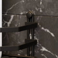 washroom 3-tier corner multipurpose rack by Metallics Home Metallics-Home