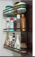 washroom 3-tier corner multipurpose rack by Metallics Home Metallics-Home