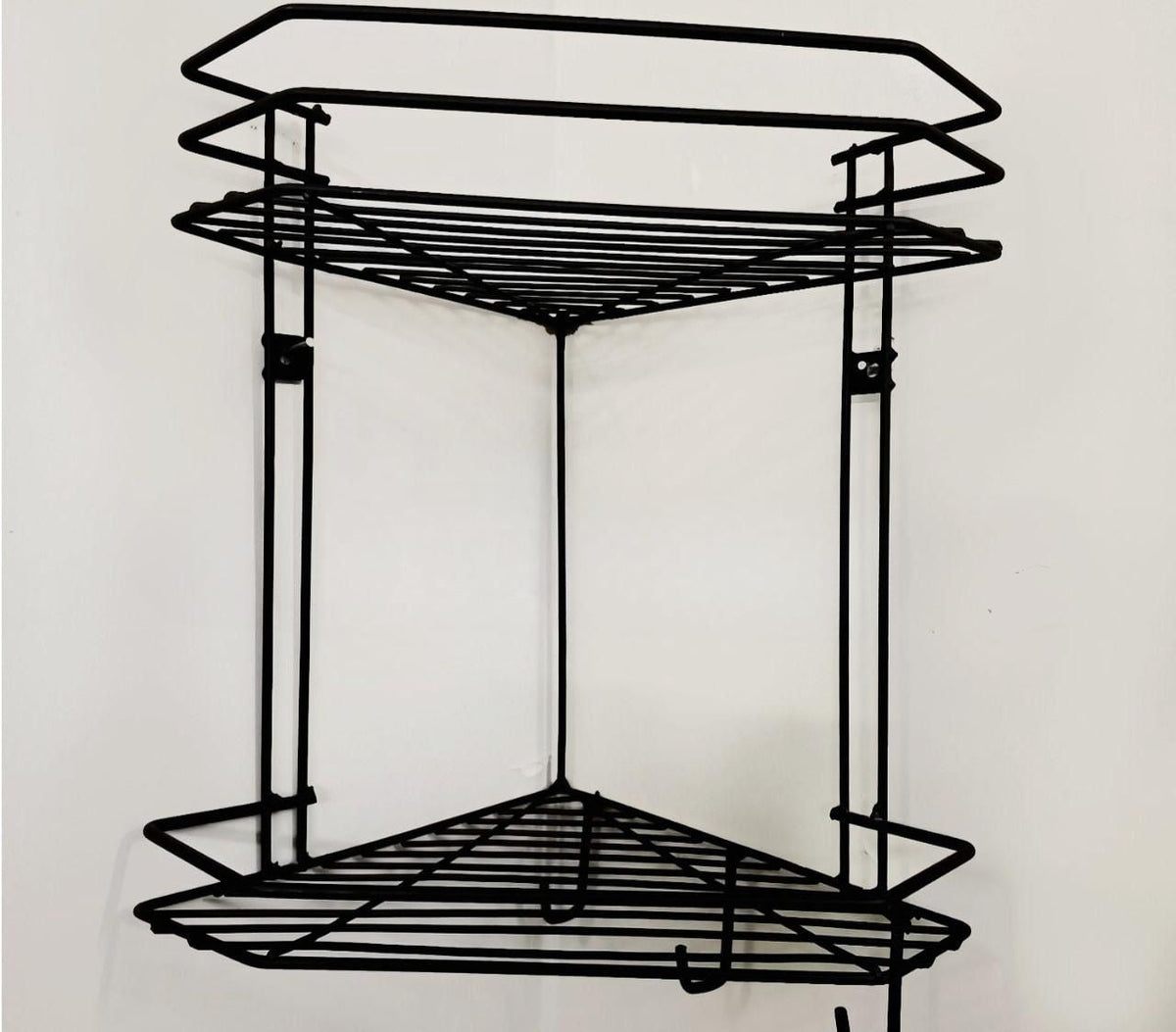 washroom 3-tier corner multipurpose rack by Metallics Home Metallics-Home
